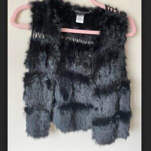 BCBG Max Azria rabbit fur best size xs black